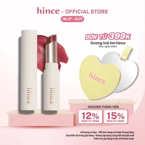 Son dưỡng có màu mỏng nhẹ thuần chay hince Mood Enhancer Lip Glow 5.5G