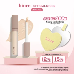 Kem che khuyết điểm bền màu lâu trôi hince Second Skin Cover Concealer 6.5g
