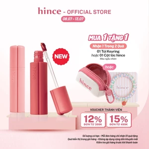 Son tint lì mịn với hiệu ứng blur mềm mại hince Nu Blur Tint 3.8ml