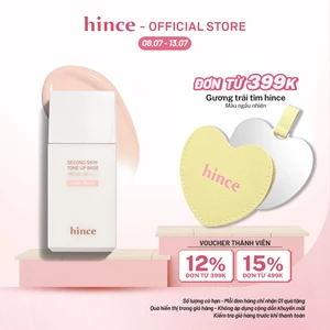 Kem lót nâng tông hince Second Skin Tone Up Base 35ml