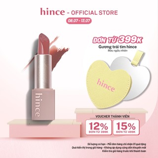 Son thỏi lì không khô môi, mỏng nhẹ hince Mood Enhancer Sheer 3.5g