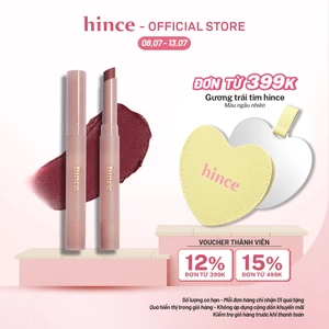 Son thỏi lì lâu trôi không khô môi hince Slim Stick Melting Matte 1.6g