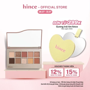Bảng phấn mắt 10 màu có nhũ lâu trôi hince New Depth Eyeshadow Palette 9.8G