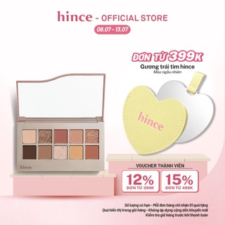 Bảng phấn mắt 10 màu có nhũ lâu trôi hince New Depth Eyeshadow Palette 9.8G