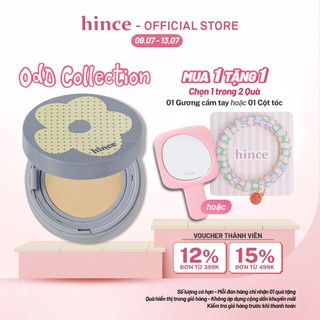 Cushion lì kiềm dầu thuần chay hince Second Skin Mesh & Matte Cushion 12g