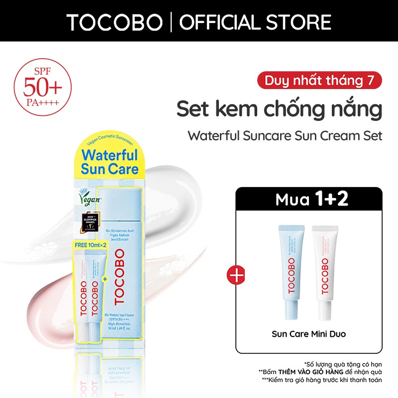 [DATE 6.2027] Set kem chống nắng TOCOBO Waterful Suncare Sun Cream