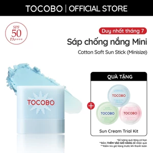 Sáp chống nắng cấp ẩm dịu da Tocobo Cotton Soft Sun Stick SPF50 PA++++ 11g