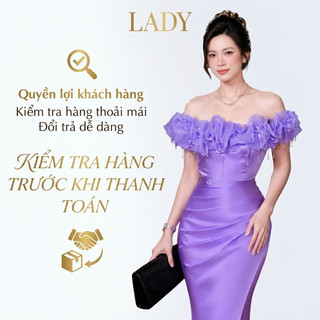 Dạ hội  trung niên dáng dài bèo ngực phi lụa đính kết sang trọng thanh lịch màu đỏ, đen, trắng, vàng,tím, xanh lá.M025
