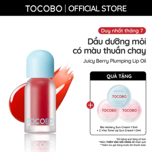 Son dưỡng môi có màu thuần chay Tocobo Juicy Berry Plumping Lip Oil 4g (14 màu)