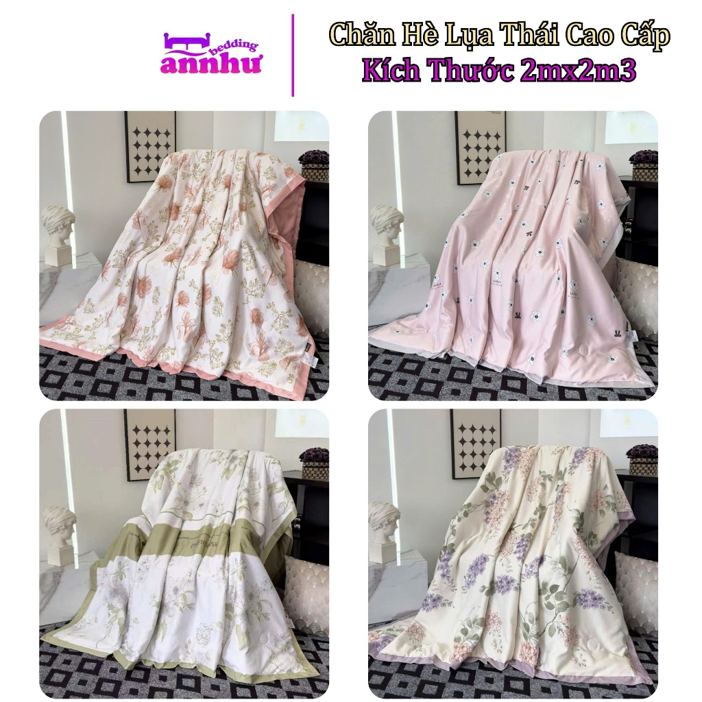 Chăn Hè Lụa Thái 6D Kích Thước 2mx2m3 An Như Bedding