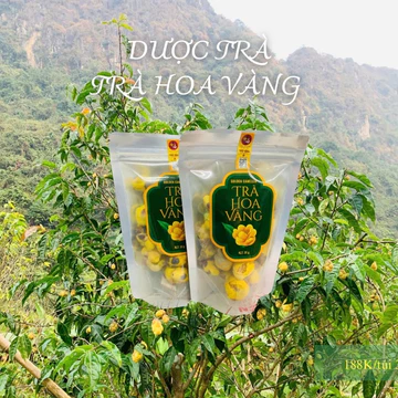 TRÀ HOA VÀNG VŨ GIA nguyên bông_trà ngủ ngon, thư giãn, mỡ nội tạng, gan nhiễm mỡ