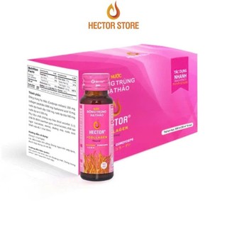 Nước uống collagen Hector đông trùng hạ thảo  hộp 10 chai