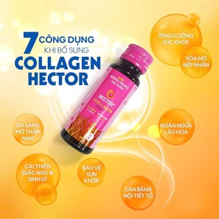 Nước uống collagen Hector đông trùng hạ thảo  hộp 10 chai