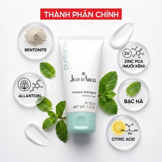 J12 Mặt nạ giúp làm sạch, giảm dầu và giảm đỏ da Clearing Mask - Jean d'Arcel