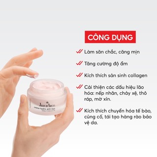 J183 Kem dưỡng ẩm giúp làm mịn, giảm khô, giảm nếp nhăn và săn chắc da mặt Crème Hydro Anti-âge - Jean d'Arcel