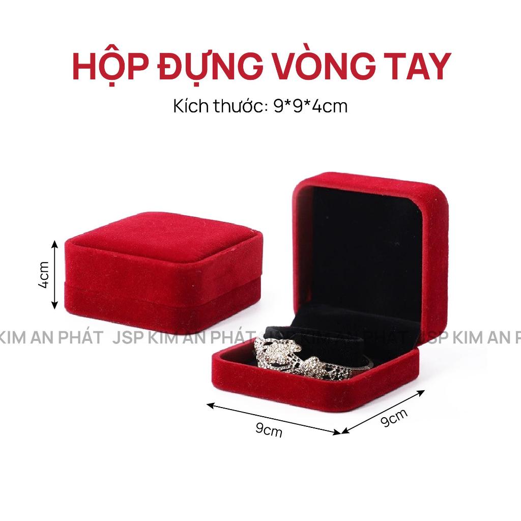Hộp đựng trang sức nhung JSP nhận in Logo hộp đựng nhẫn dây chuyền vòng tay bông tai hộp nhẫn cưới