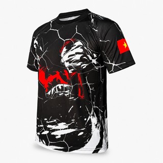 Áo Thun Võ Thuật Fighter F01 - Áo Thể Thao Boxing, Kick Boxing, MMA, Muay Thái, Võ Cổ Truyền, Vovinam