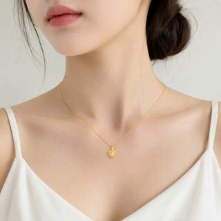 Dây chuyền nữ LAMY Elegant Crown Necklace Gold 6445