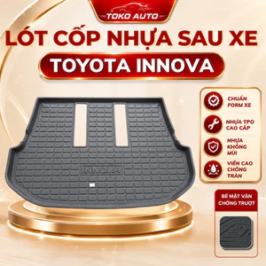 LÓT CỐP nhựa dẻo xe Toyota Innova 2006 - 2022 Hàng không mùi cao cấp