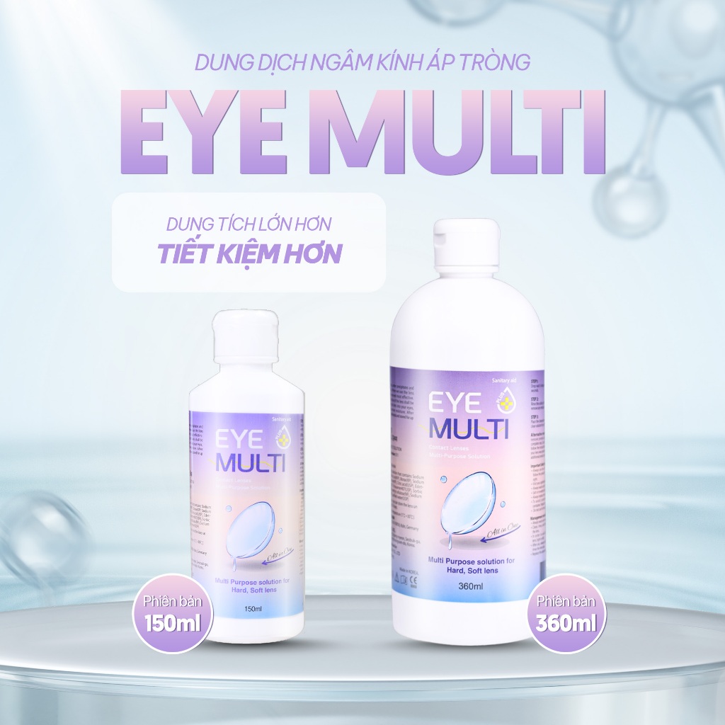 Nước ngâm lens Eye Plus Multi – Cấp ẩm, làm sạch và bảo quản lens