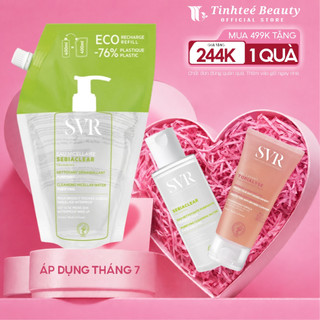 Nước tẩy trang svr cho da dầu mụn, làm sạch và dịu nhẹ SVR Sebiaclear Eau Micellaire 400ml (dạng túi)