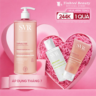 Gel làm sạch dịu nhẹ dành cho da nhạy cảm, da khô và vấn đề da cơ địa SVR TOPIALYSE Gel Lavant 55ml/200ml/400ml/1L
