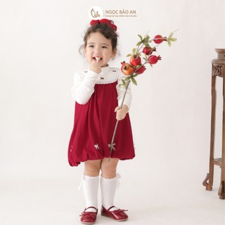 NBAN (6M-6Y) Đầm thời trang bé gái Thỏ Mơ, Váy xinh dễ thương cho bé mặc đi chơi-THOMO8.25
