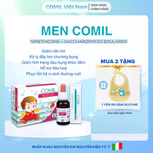 Hỗn dịch nhỏ giọt Comil chứa men vi sinh giảm nôn trớ, đầy hơi, chướng bụng cho trẻ sơ sinh trẻ nhỏ