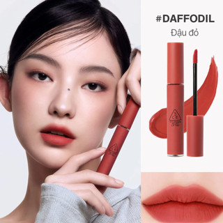 Son kem lì 3CE Velvet Lip Tint chính hãng bền màu mịn lì lâu trôi nhiều màu