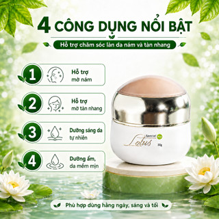 [CHÍNH HÃNG] Kem nám và tàn nhang Lotus Special New 30g chống lão hóa, mờ thâm nám và nếp nhăn