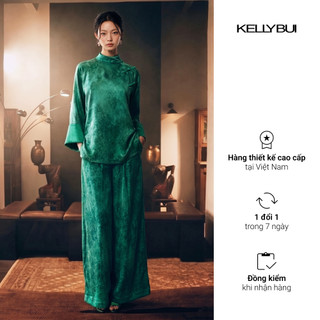 [KELLYBUI] Set Lụa Thiền Phục Thanh Lịch Dáng Rộng Mặc Đi Lễ Chùa