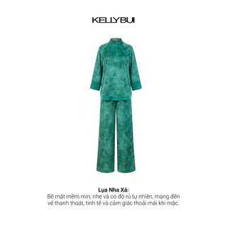 [KELLYBUI] Set Lụa Thiền Phục Thanh Lịch Dáng Rộng Mặc Đi Lễ Chùa