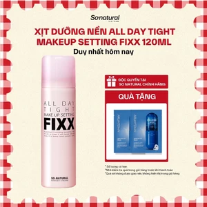 Xịt Khóa Makeup Toàn Diện, Hiệu Ứng Căng Bóng, Lớp Nền Mịn Lì Trên Da All Day Setting Fixx So Natural