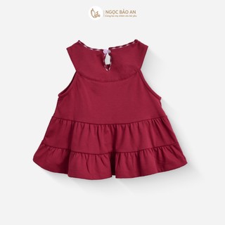 NBAN (6M-6Y) Set đồ bé gái Thỏ Mơ, áo cổ yếm quần dài form rộng mềm mát cho bé-THOMO8.25