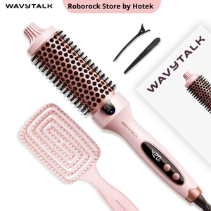 Lược Điện Tạo Kiểu Tóc Ion Âm Wavytalk Blowout Boost 38mm Cho Kiểu Tóc Bồng Bềnh, Bảo Hành 2 Năm