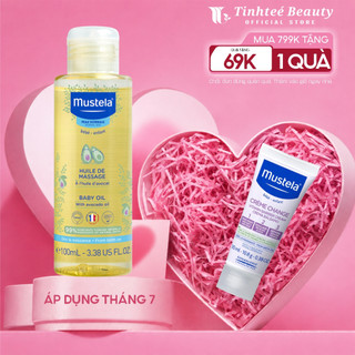 Dầu Massage Cho Trẻ Sơ Sinh & Em Bé Mustela baby oil 100ml
