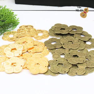 Đồng xu hoa mai hợp kim 3,5cm và 5,5cm | Chồi Nhỏ | đồng xu trang trí phong thủy