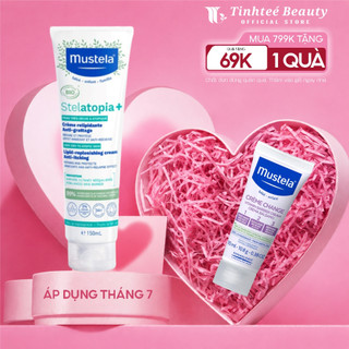 Kem dưỡng da toàn thân cho da chàm thể tạng Mustela STELATOPIA+ LIPID-REPLENIISHING 150ML