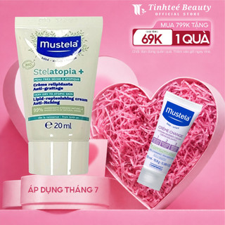 Kem dưỡng da toàn thân cho da chàm thể tạng Mustela STELATOPIA+ LIPID-REPLENIISHING 20ML