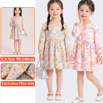 Girls' Long-sleeve Dress KooKoo