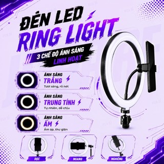 ĐÈN LED VUASI SIÊU SÁNG ,ĐÈN LIVESTREAM,SIZE 26CM VÀ 33CM KÈM CHÂN 2M1 CAO CẤP