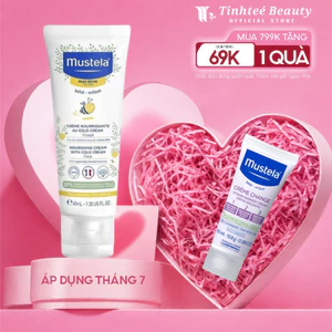 Kem Dưỡng Da Mặt Mustela Cho Bé Da Khô Mustela NOURISHING CREAM WITH COLD CREAM FACE 40ML