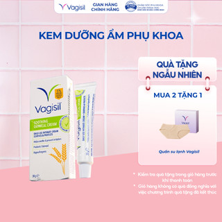 Kem dưỡng vùng kín Vagisil Soothing Oatmeal Cream dưỡng ẩm làm dịu vùng da khô, bong tróc, phục hồi làm da tổn thương