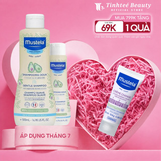 Dầu Gội Cho Trẻ Sơ Sinh & Em Bé Da Thường Mustela GENTLE SHAMPOO 200ML/500ML