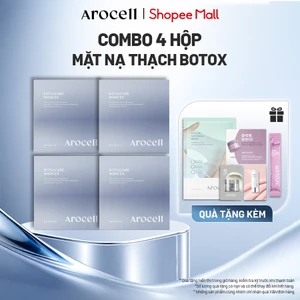 Combo 4 Hộp Mặt Nạ Thạch Nâng Cơ Dưỡng Ẩm Săn Chắc Căng Mịn Da Arocell Botulcare Mask | 1 Hộp 4 Miếng
