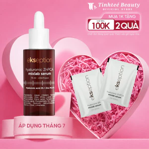 Serum EKSEPTION Hyaluronic ZnPCA Mixlab giảm mụn kiểm soát nhờn 75ml