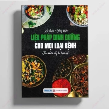 Sách - Liệu Pháp Dinh Dưỡng Cho Mọi Loại Bệnh-Ăn Uống Healthy, Giảm Cân, Tiểu Đường, Tim Mạch, Dạ Dày