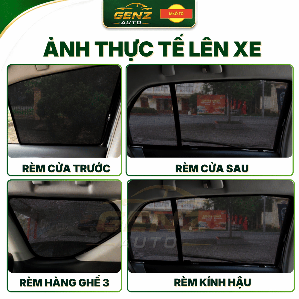 Rèm Che Nắng Xe Hyundai Stargazer 2022 Loại 1 Mr.OTO. Bảo Hành 24 tháng. Cam Kết Chuẩn Khít Theo Xe