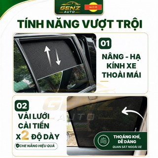 Rèm Che Nắng Xe Audi A6 2010-2017 Loại 1 Mr.OTO. Bảo Hành 24 tháng. Cam Kết Chuẩn Khít Theo Xe