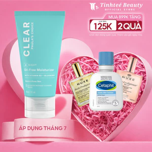 Kem dưỡng da dành cho da mụn Paula's Choice Clear Oil Free Moisturizer 15ml/60ml